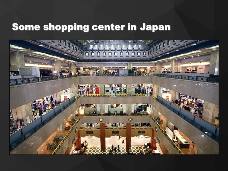 Some shopping center in Japan